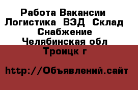 Работа Вакансии - Логистика, ВЭД, Склад, Снабжение. Челябинская обл.,Троицк г.